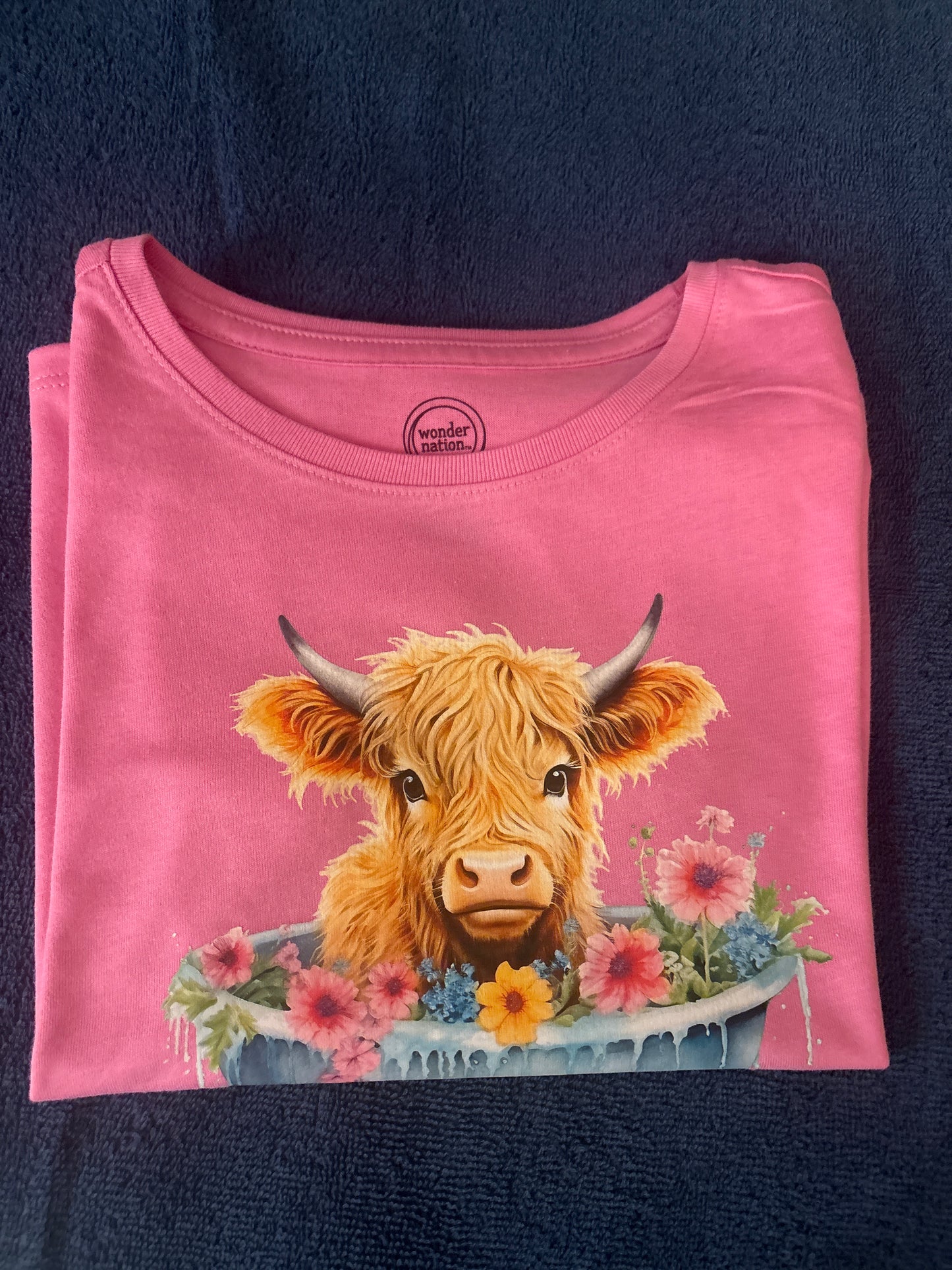 Highland Cow Youth T Shirt
