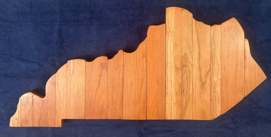 Handmade Wood KY Sign.