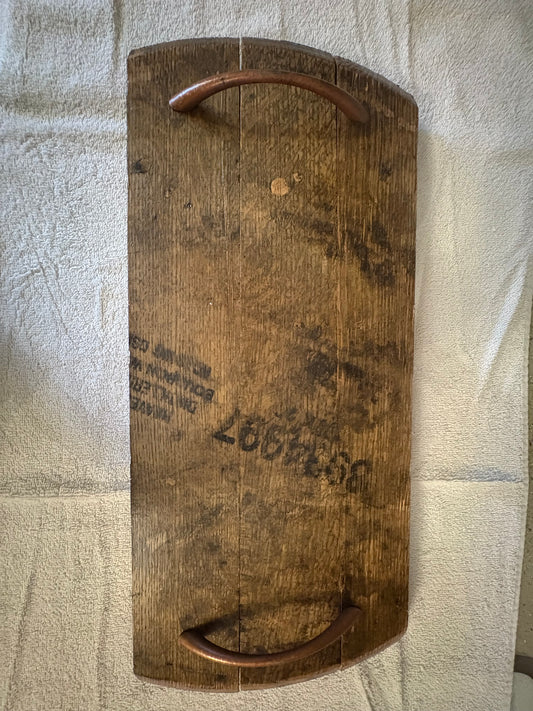 Barrel Head Charcuterie Board or Bourbon Display