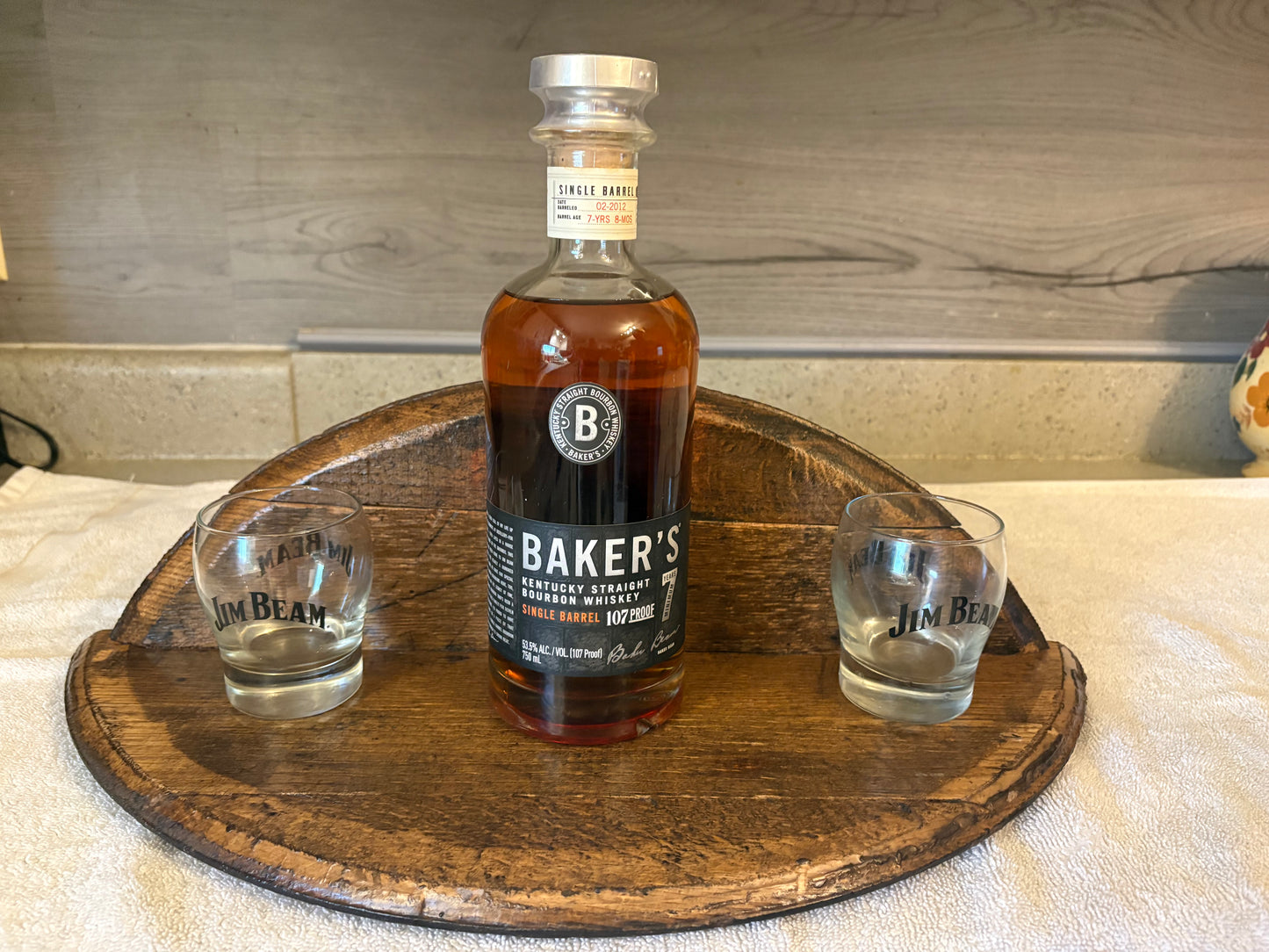 Barrel Head “Mini Bar” Display