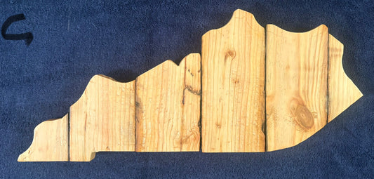 Small Wood Handmade KY Sign.