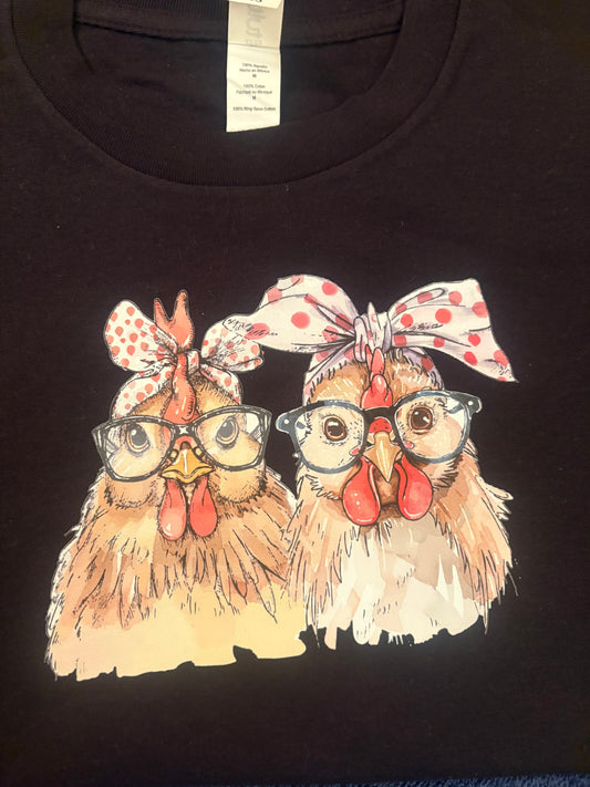 YOUTH CHICKEN FRIENDS SHORT SLEEVE T SHIRT